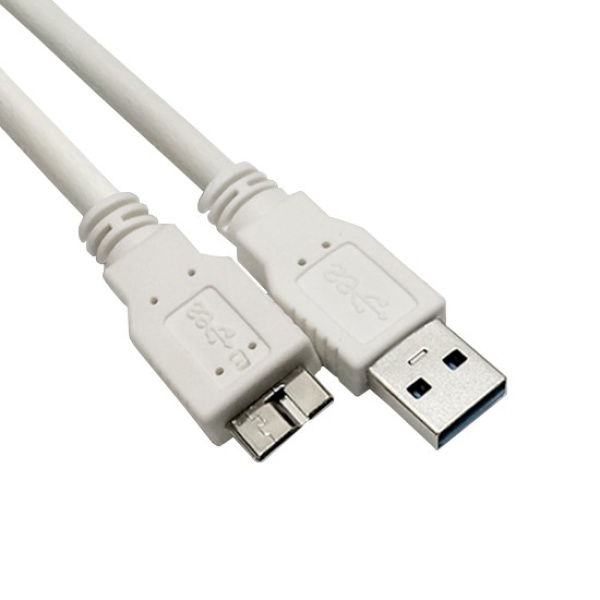 외장하드 연결 MicroB USB 케이블 (1m)