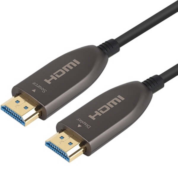금도금 HDMI 2.0 단방향 모니터 장거리 광 케이블 10m