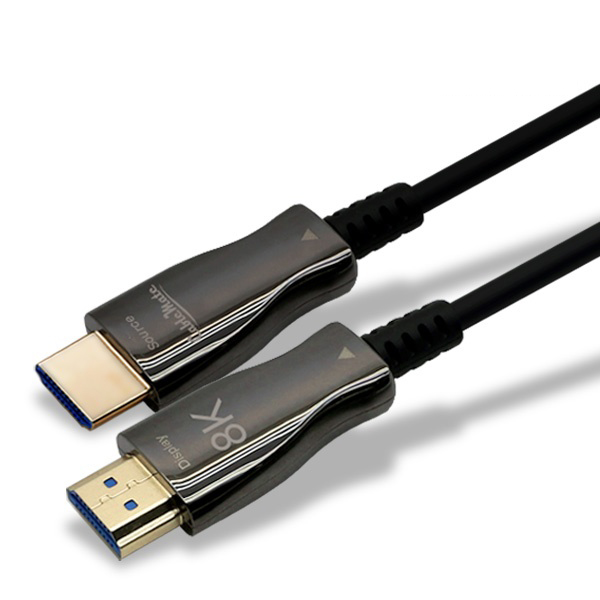 8K UHD 고해상도지원 2.1ver HDMI 광 케이블 블랙 40m