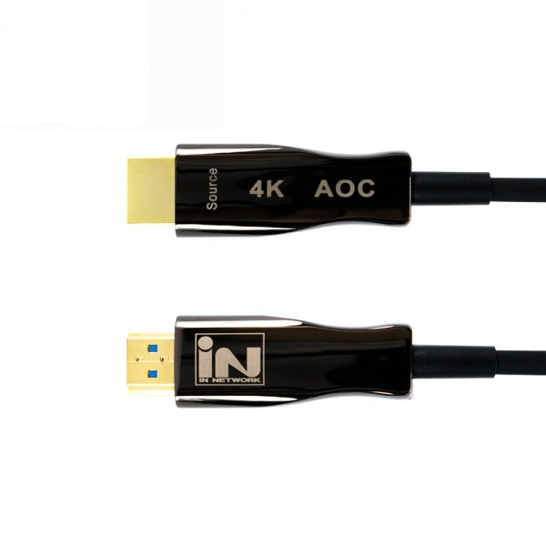 4K 해상도 HDMI 2.0 모니터 장거리 광 케이블 50m