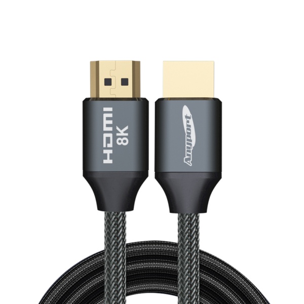HDMI 2.1ver 메쉬형 기본 메탈 케이블 1m