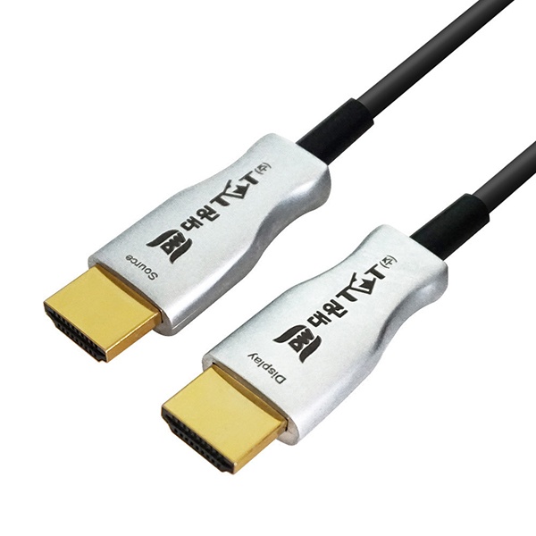 장거리 HDMI2.0 모니터 연결 광 케이블 60m