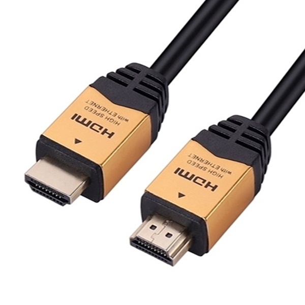 HDMI2.0 골드메탈 모니터 연결 케이블 7m