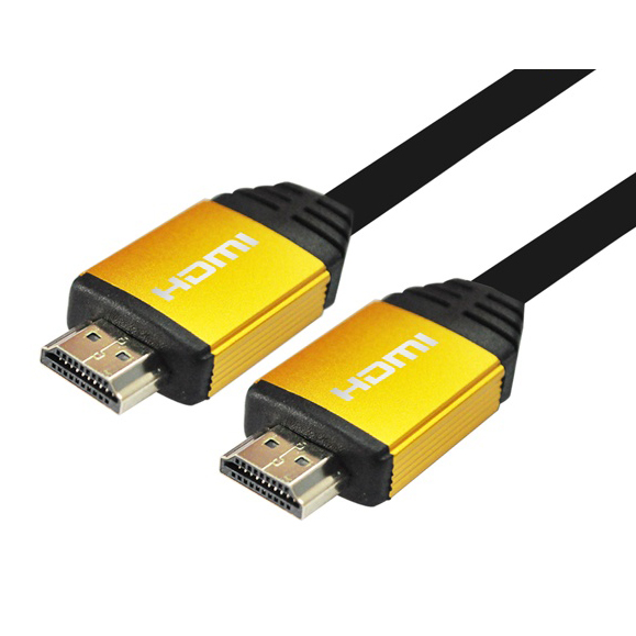 골드메탈 고사양 HDMI 모니터 케이블 1m