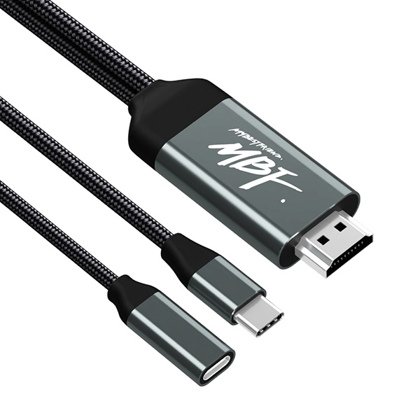 Type-C to HDMI 미러링 케이블 2m [100W충전지원]