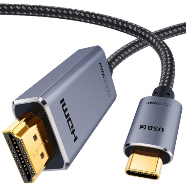 C-Type to HDMI 미러링 모니터 연결 케이블 1m