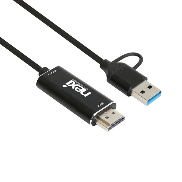 USB C type or USB2.0 to HDMI 변환 NVR/DVR/CCTV 스마트폰 출력 케이블 2m