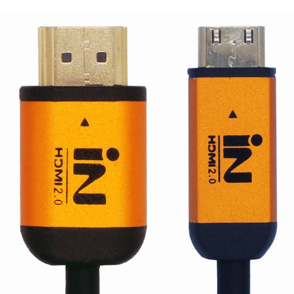 DVD플레이어/비디오레코더 HDMI 2.0 to Mini HDMI 2.0 메탈 케이블 2m