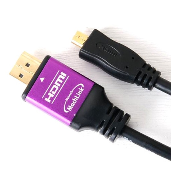 소형가전 HDMI to 마이크로 HDMI1.4 메탈 케이블 5m