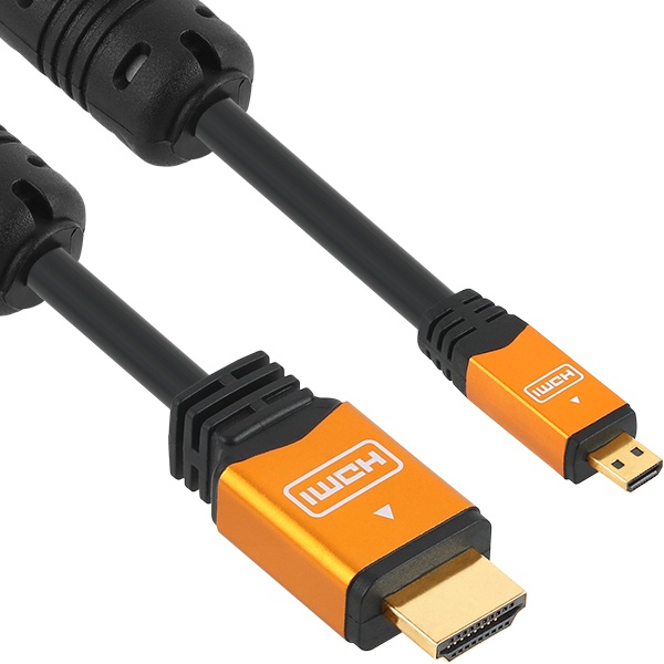 HDMI to 마이크로 HDMI 2.0 변환 메탈 케이블 1m