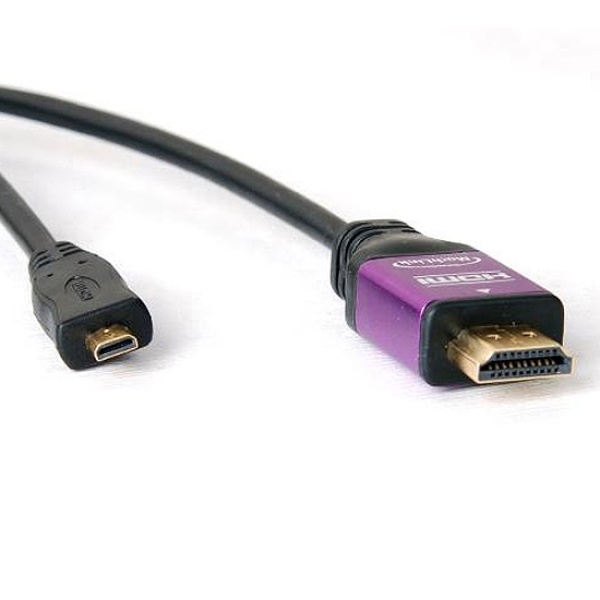 소형가전 HDMI to Micro HDMI 1.4 메탈 케이블 1.8m