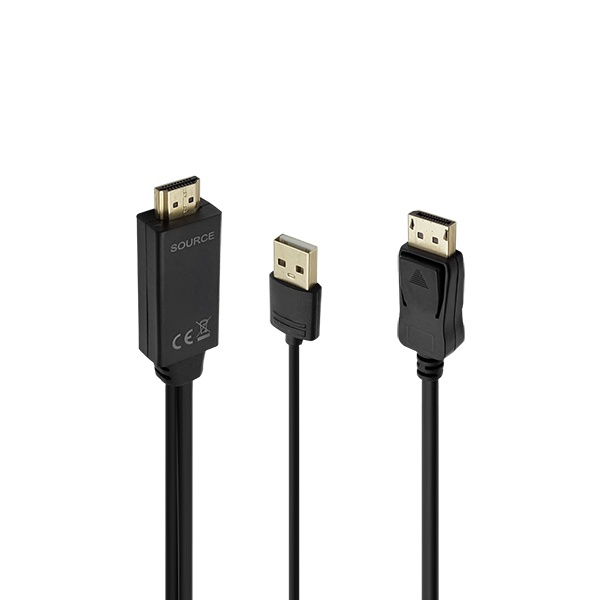 HDMI 1.4ver 변환 DP 1.2 모니터 연결 케이블 2m