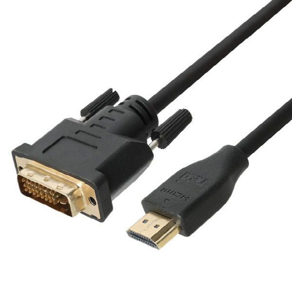 HDMI 2.0 to DVI 듀얼 모니터 변환 케이블 블랙 3m