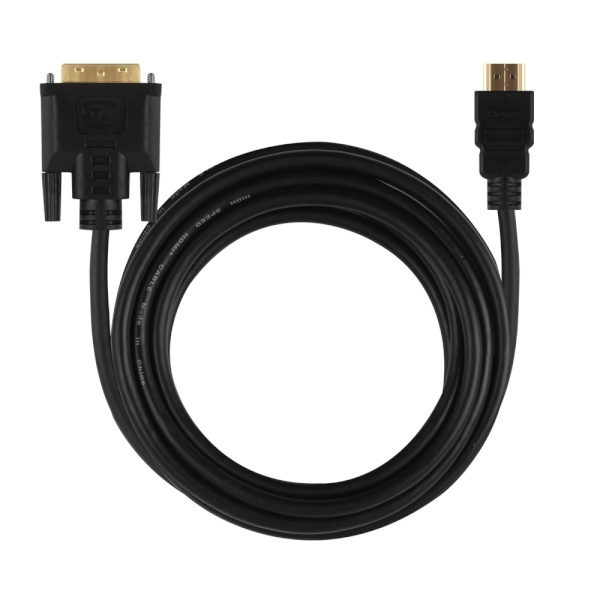 사무실 듀얼모니터 HDMI 1.4 to DVI-D 듀얼 연결케이블 5m