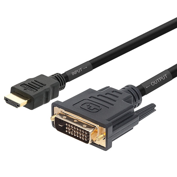 HDMI 1.4 to DVI-D 모니터 변환 장거리 케이블 15m