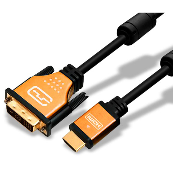 노이즈필터적용 HDMI 2.0 to DVI-D 변환 케이블 3m