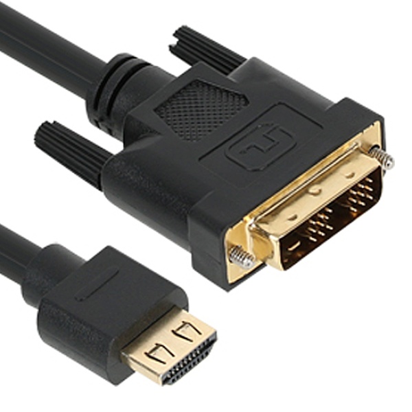UHD TV 지원 HDMI 1.4 to DVI-D 모니터 연결케이블 3m