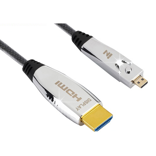 마이크로 HDMI 2.0ver 변환 HDMI2.0ver 광 장거리 케이블 70m