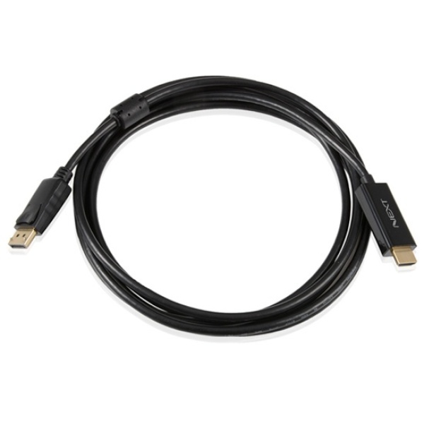 빔프로젝터연결 DP1.2ver 변환 HDMI2.0 연결 케이블 블랙 3m