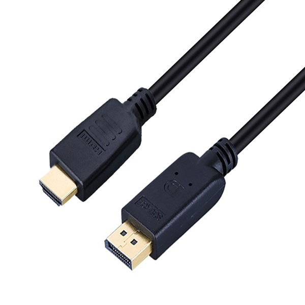HDCP 지원 DP to HDMI 고사양 변환 케이블 블랙 2m