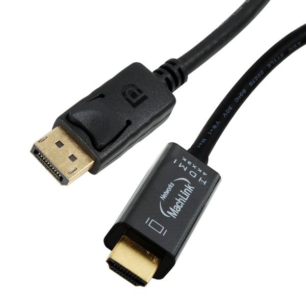 액티브타입 4K UHD DP to HDMI 모니터 연결 케이블 3m 블랙