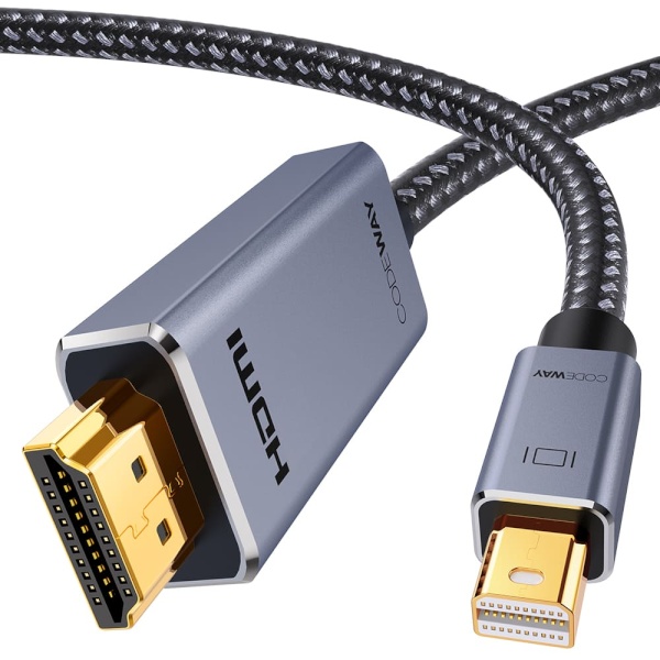 복제/확장 미니 DP to HDMI 메탈 변환케이블 1.5m