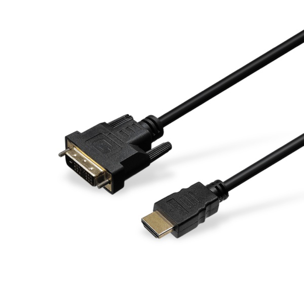 20m 장거리 HDMI 1.4ver 변환 DVI 싱글 디스플레이 케이블 블랙