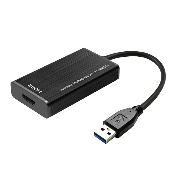 미러링 USB3.0 to HDMI 미러링 케이블형 무전원 컨버터 [FHD/모니터확장복제]
