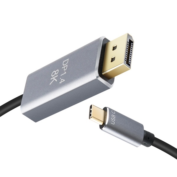 8K@60Hz UHD 지원 USB C type 변환 DisplayPort 1.4ver 변환 케이블 2m