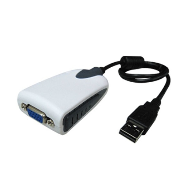 USB2.0 to VGA(RGB) 변환 컨버터 화이트