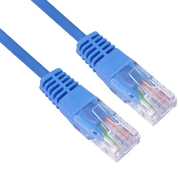 크로스배열 UTP Cat.5E 네트워크 케이블 블루 5m