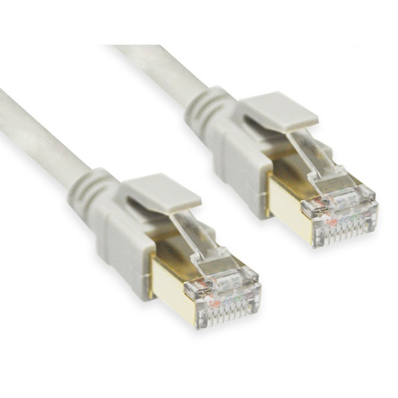 10Gbps 커넥터일체형 Cat.7 S-FTP 랜 연선 케이블 그레이 3m
