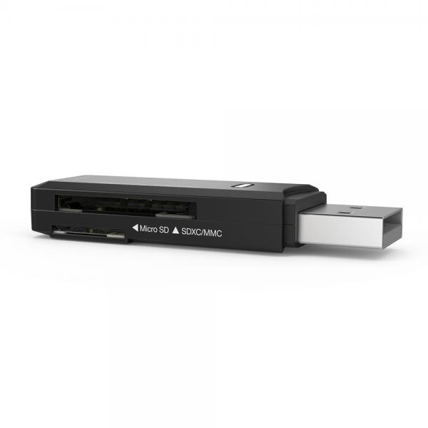 스틱타입 소형 휴대용 SD/마이크로SD USB2.0 다이렉트 카드리더기