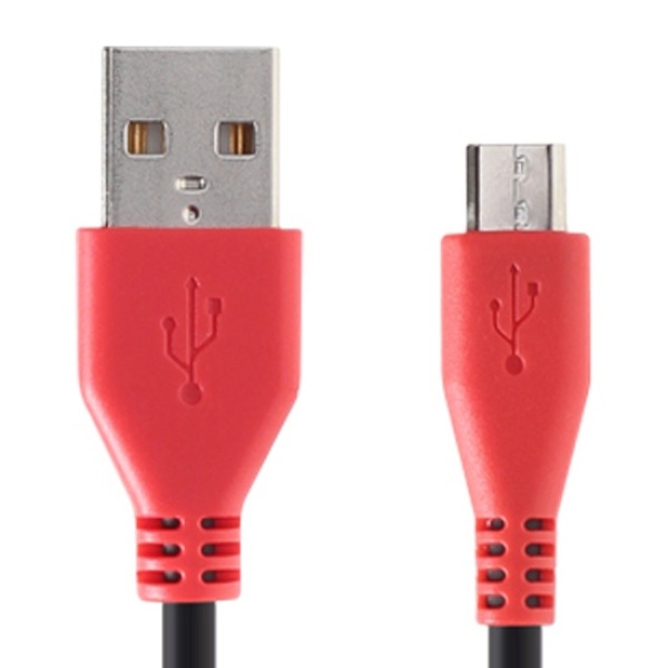 USB-A 2.0 to Micro 5핀 고속 충전케이블 레드/0.15m