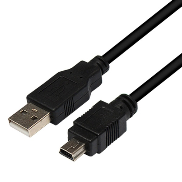 USB-A 2.0 to Mini 5핀 충전케이블 블랙/2m