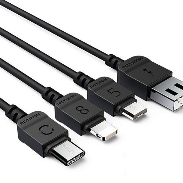USB-A 2.0 to 8핀 20W 고속 충전케이블 블랙/2m