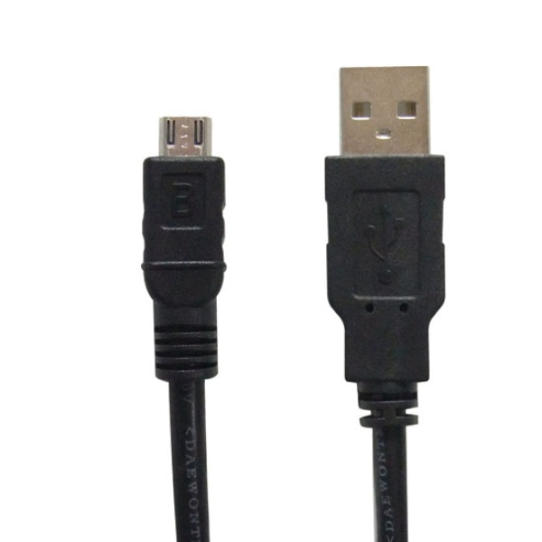 USB-A 2.0 to Micro 5핀 충전케이블 블랙/1.5m
