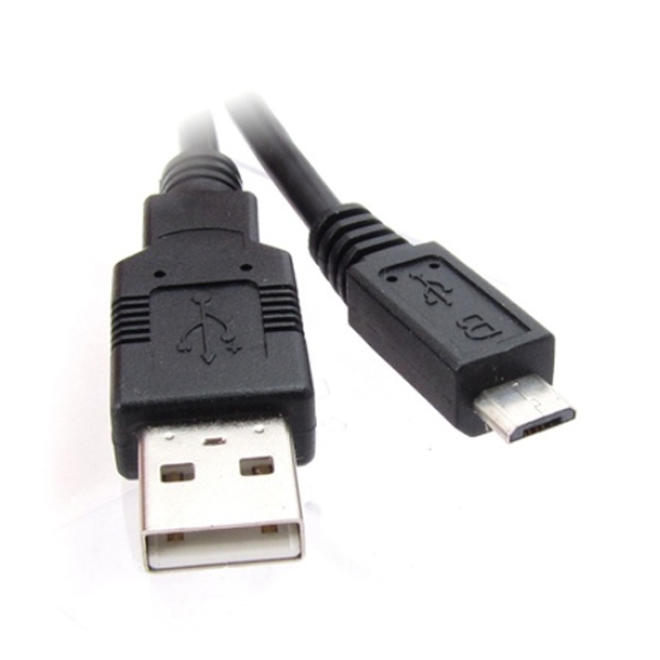 USB-A 2.0 to Micro 5핀 충전케이블 블랙/0.5m