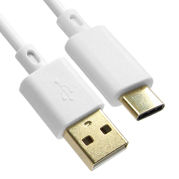 USB-A 2.0 to Type-C 3.1 충전케이블 화이트/0.5m