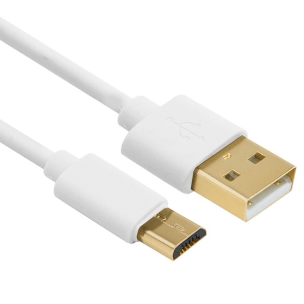 USB-A 2.0 to Micro 5핀 고속 충전케이블 화이트/2m