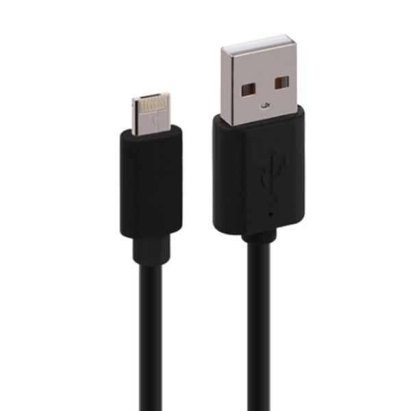 USB-A 2.0 to 2in1 충전케이블 양면 멀티 블랙/1m