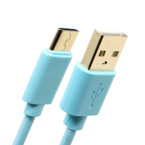 USB-A 2.0 to Type-C 3.1 고속 충전케이블 민트/2m