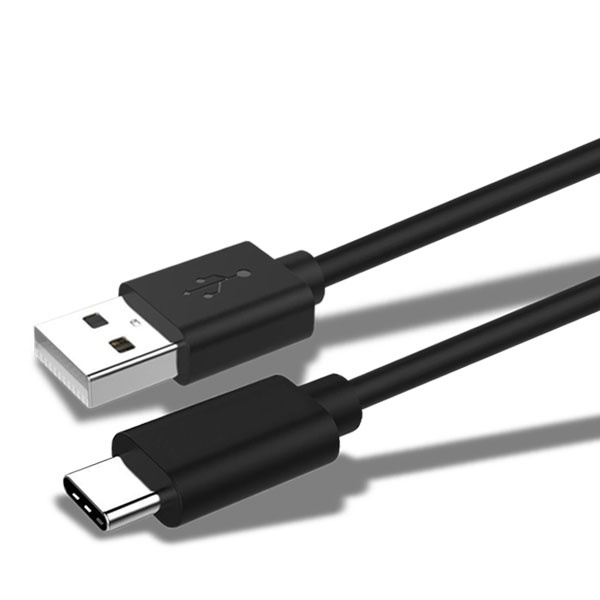 고속충전+데이터전송 C타입 USB2.0 케이블 블랙 1m