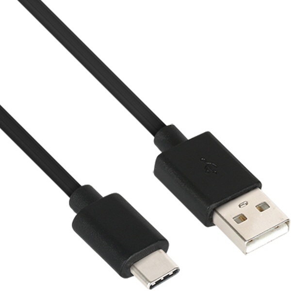 스마트폰 USB C type USB2.0 AM-CM 케이블 블랙 1m