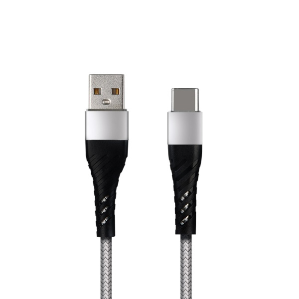 USB-A 2.0 to Type-C 고속 충전케이블 그레이/1m
