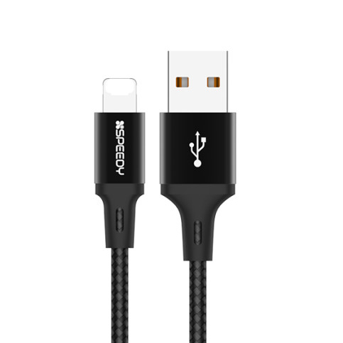 USB-A 2.0 to 라이트닝 8핀 고속 충전케이블 블랙/1.5m