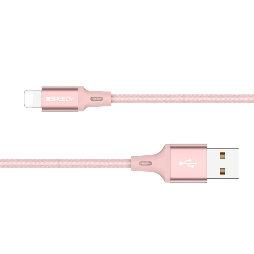 USB-A 2.0 to 라이트닝 8핀 고속 충전케이블 핑크/1.5m