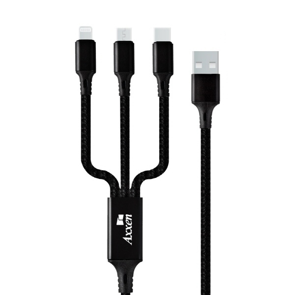 USB-A 2.0 to 3in1 고속 충전케이블 1.2m