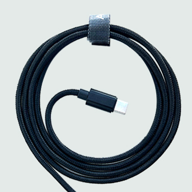 USB A타입 to 라이트닝 8핀 고속충전 케이블 블랙 1.2m