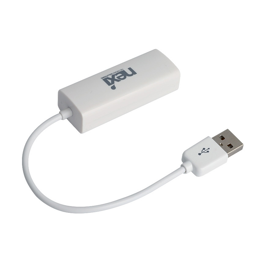 리얼텍 USB2.0 100Mbps 유선 랜카드 화이트